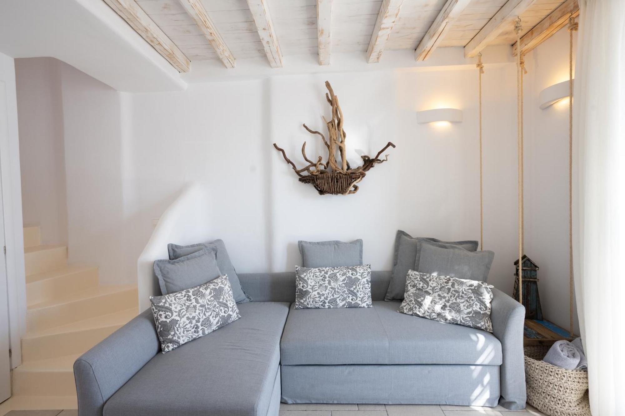 Blue, White And Grey Suites Ornos (Mykonos) Exterior foto