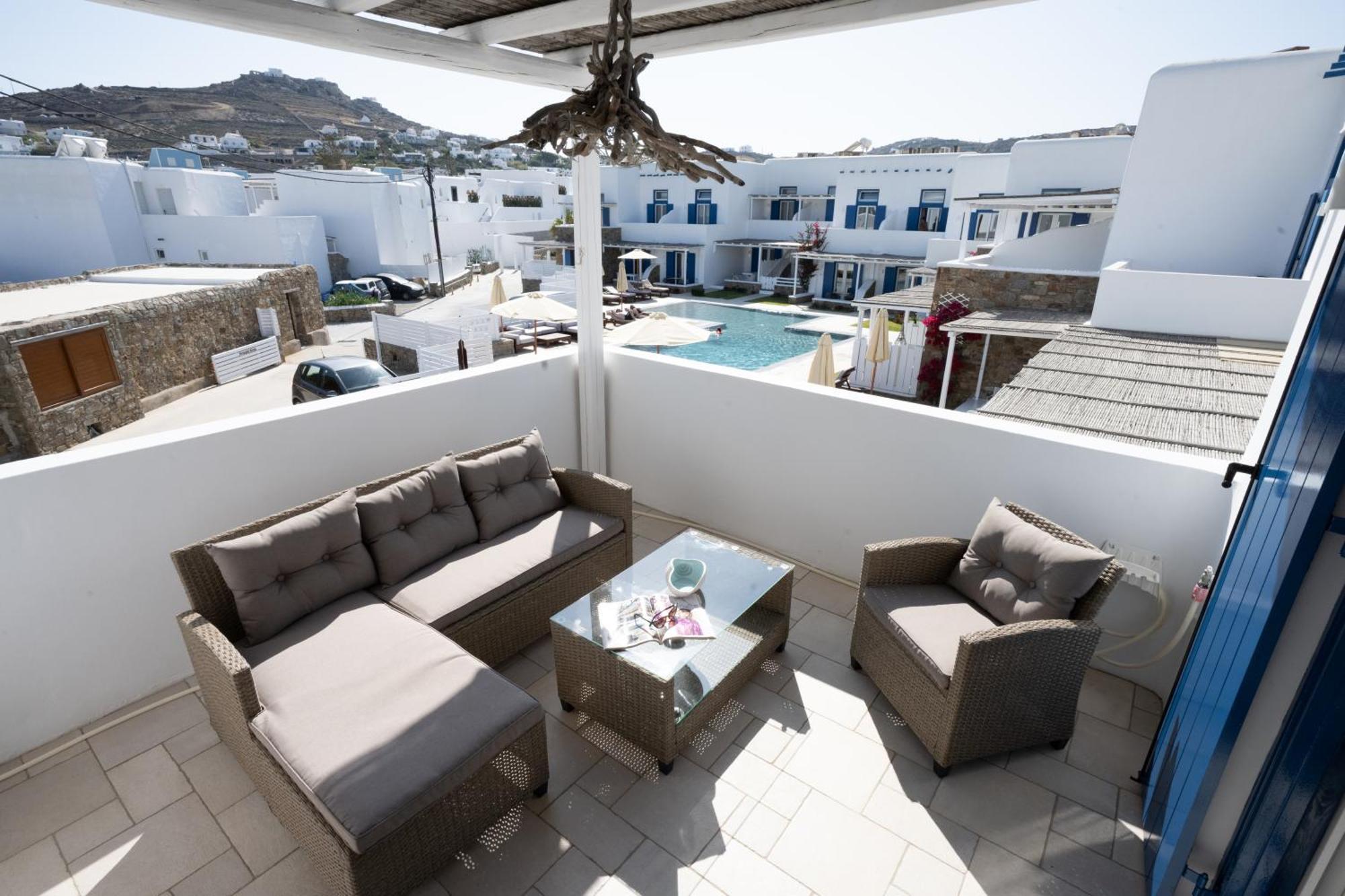 Blue, White And Grey Suites Ornos (Mykonos) Exterior foto