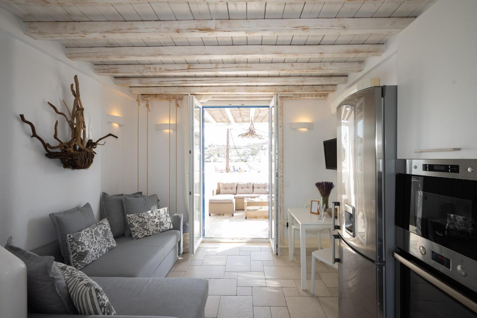 Blue, White And Grey Suites Ornos (Mykonos) Exterior foto