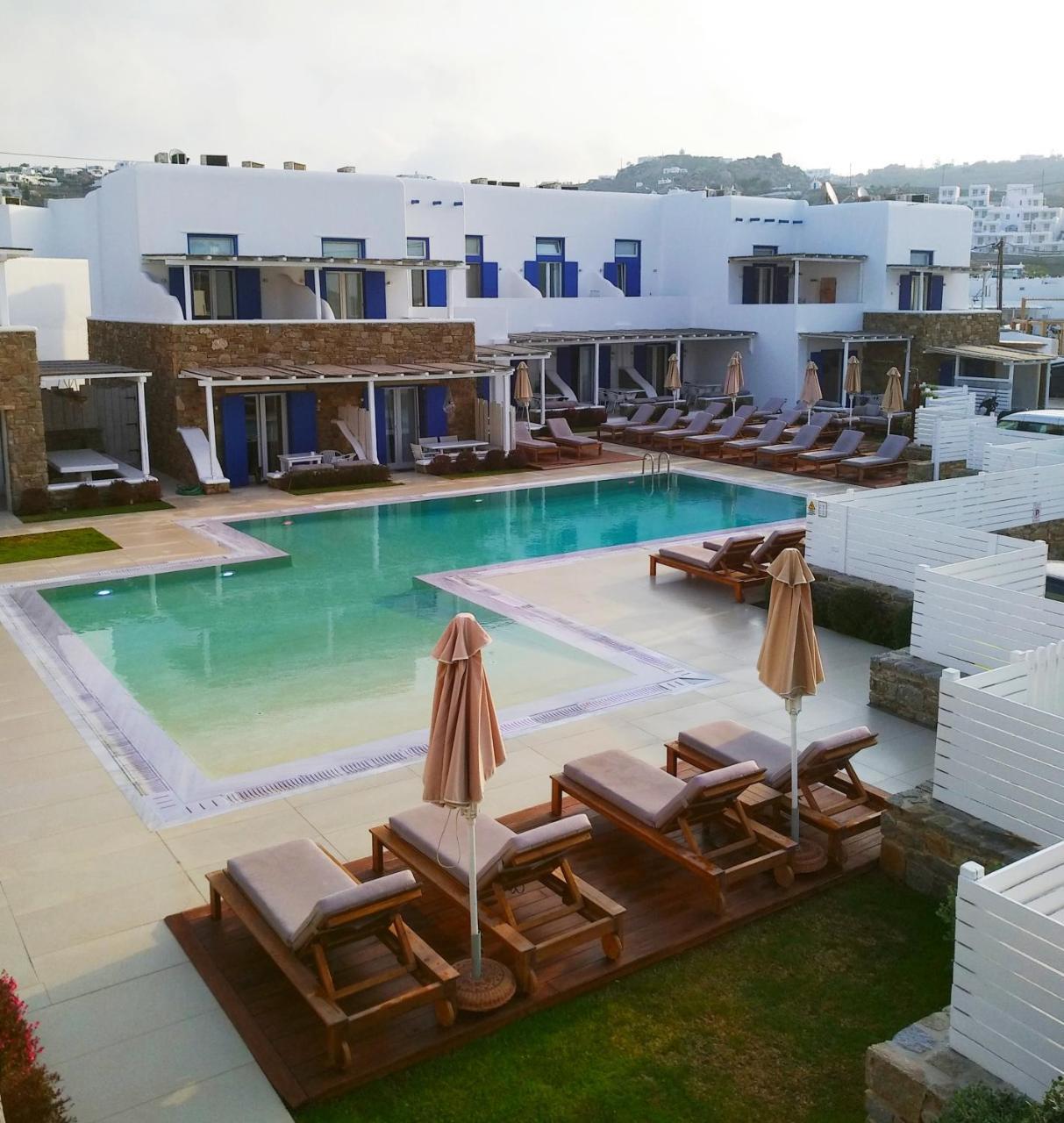 Blue, White And Grey Suites Ornos (Mykonos) Exterior foto